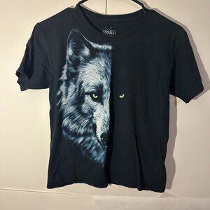 Wolf Large Print T Shirt